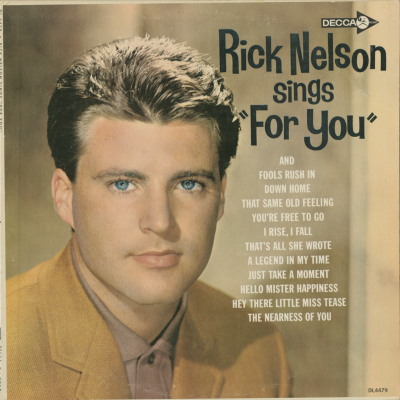 Rick Nelson Sings For You