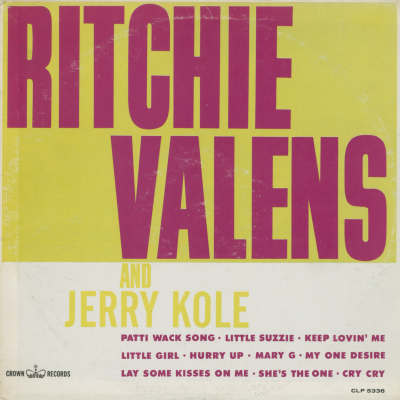 Ritchie Valens And Jerry Kole