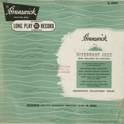 Riverboat Jazz New Orleans To Chicago