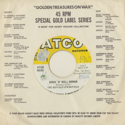 Rock N' Roll Woman / A Child's Claim To Fame (1967)