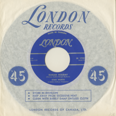 Roman Holiday / The Wiggle Wobble Walkers (1963)