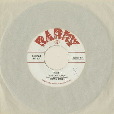 Rome Wasn't Built In A Day / Never Never (1962)