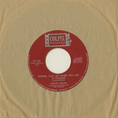 Ronnie Call Me When You Get A Chance / I Left A Note To Say Goodbye