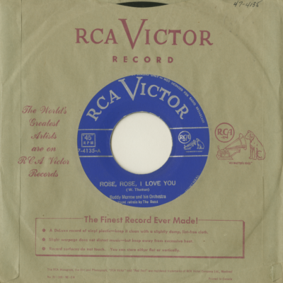 Rose Rose I Love You / What Can I Say After I Say I'm Sorry (1951)