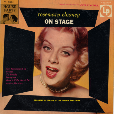 Rosemary Clooney On Stage