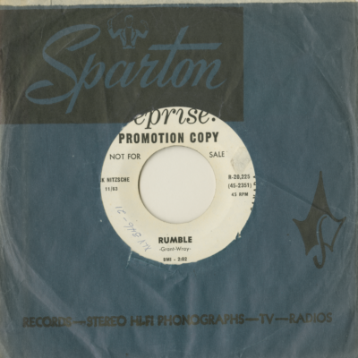 Rumble / Theme For A Broken Heart (1963)