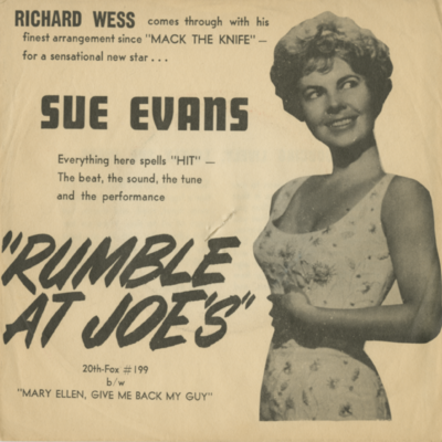 Rumble At Joe's Mary Ellen Give Me Back My Guy (1960)