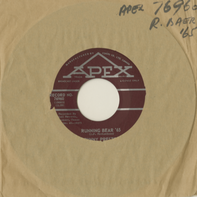 Running Bear '65 / Dedicated To The One I Love