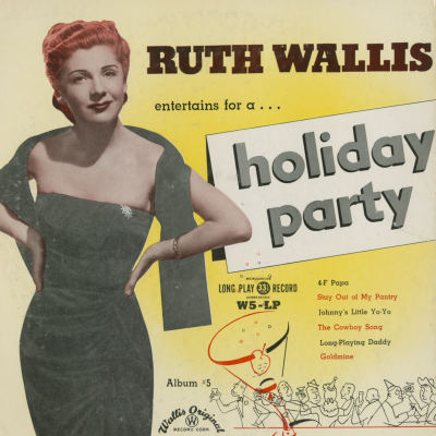 Ruth Wallis Entertains For A Holiday Party