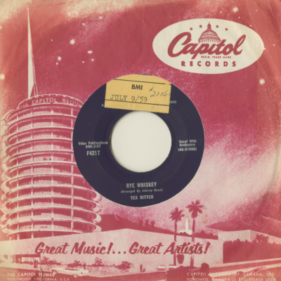 Rye Whiskey / Conversation With A Gun (1959)