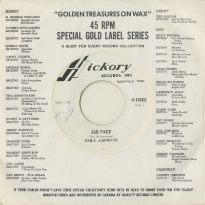 Sad Face / I'm From Missouri (1967)