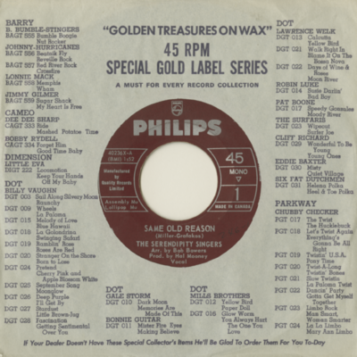 Same Old Reason / Autumn Wind