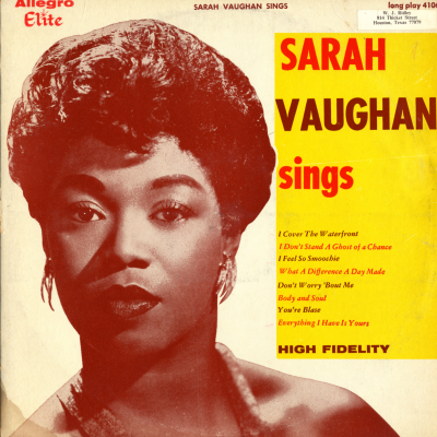 Sarah Vaughan Sings