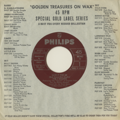 Save It For Me / Funny Face