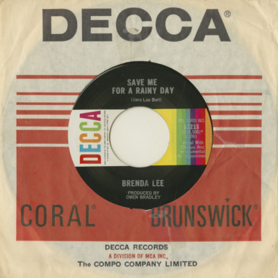 Save Me For A Rainy Day / Where's The Melody