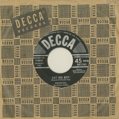 Say Big Boy / I'm Yvonne