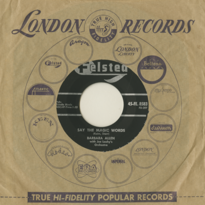 Say The Magic Words / Thinking Of You (1959)