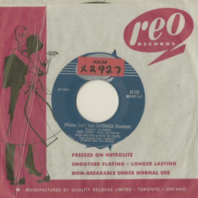 Sayonara / If You're Not Completely Satisfied