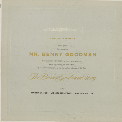 Selections Featured In The Benny Goodman Story (1956)