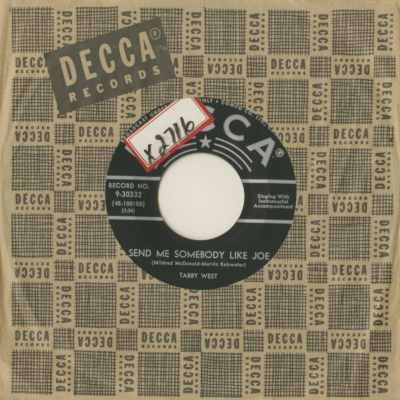 Send Me Somebody Like Joe / Texas Millionaire