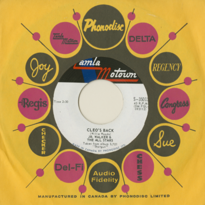 Shake And Finger Pop / Cleo's Back (1965)