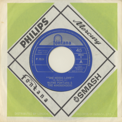 She Needs Love / Like I Did (1965)