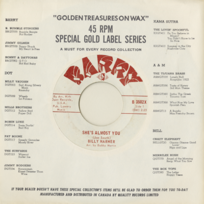 She's Almost You / Fool Me (1969)