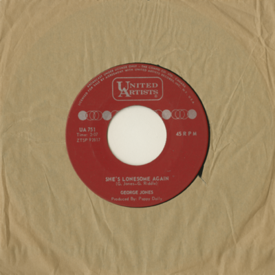 She's Lonesome Again / The Race Is On