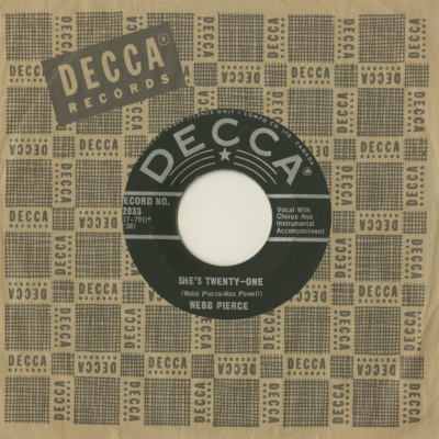 She's Twenty-One / Where'd Ya Stay Last Night