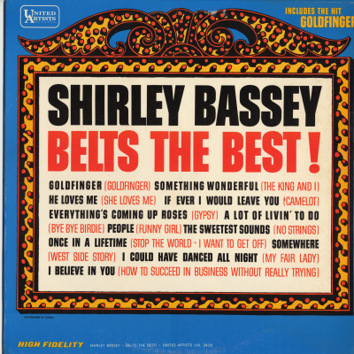 Shirley Bassey Belts The Best! (1965)