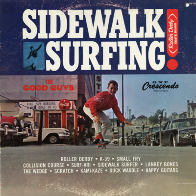 Sidewalk Surfing Roller Derby Skate Board (1964)