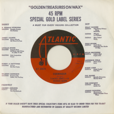 Sidewinder / A Man And A Woman