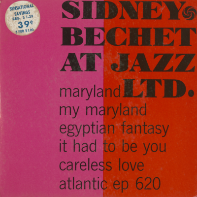 Sidney Bechet At Jazz Ltd. (1959)