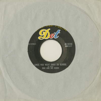 Since You Went Away To School / Right Now! (1958)