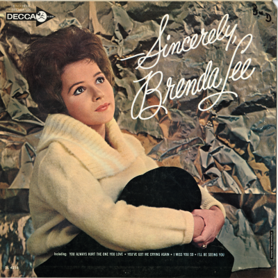 Sincerely, Brenda Lee