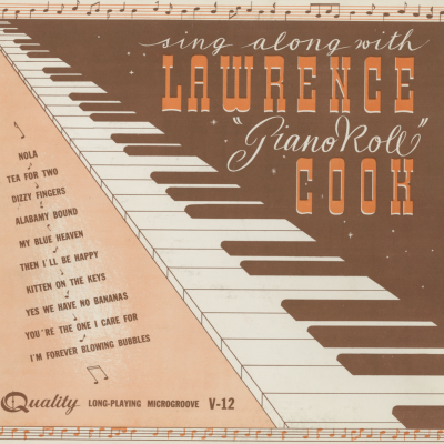 Sing Along With Lawrence Piano Roll Cook