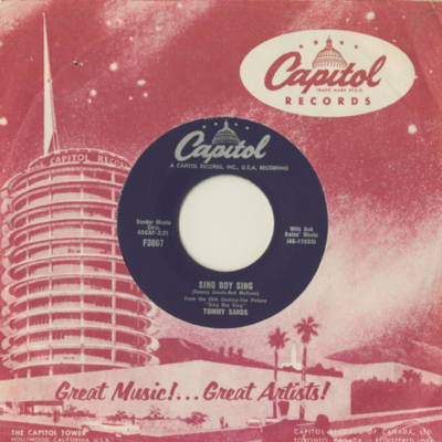 Sing Boy Sing / Crazy' Cause I Love You (1957)