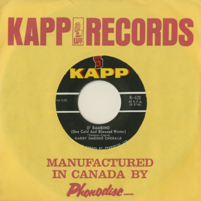 Sing Of A Merry Christmas / O' Bambino