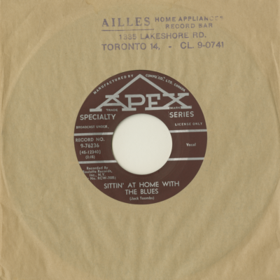 Sittin' At Home With The Blues / Yes I Love You (1958)