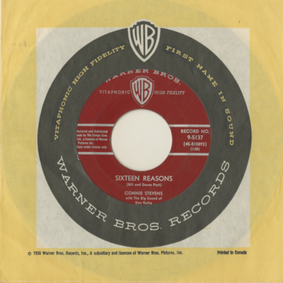 Sixteen Reasons / Little Sister (1960)