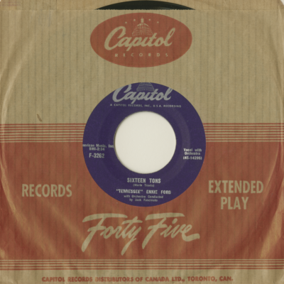 Sixteen Tons / You Don't Have To Be A Baby To Cry (1955)