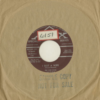 Slow Poke Cha Cha / I Got A Wife