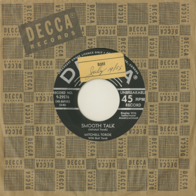 Smooth Talk / Too Late Now