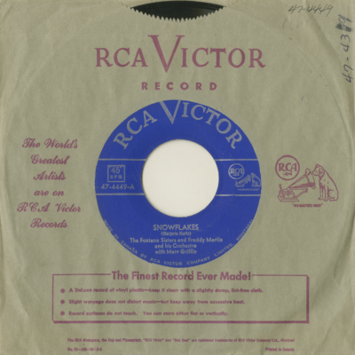 Snowflakes / River In The Moonlight (1952)