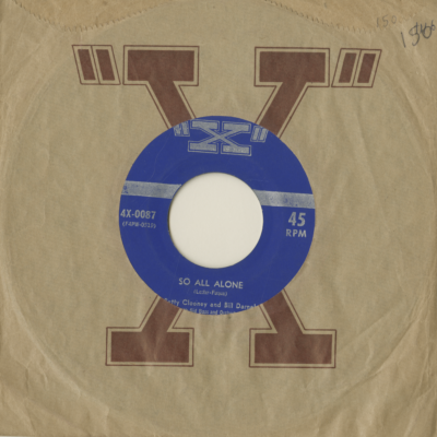 So All Alone / Ko Ko Ko (1955)