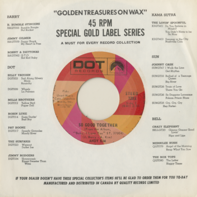 So Good Together / I Got To Know