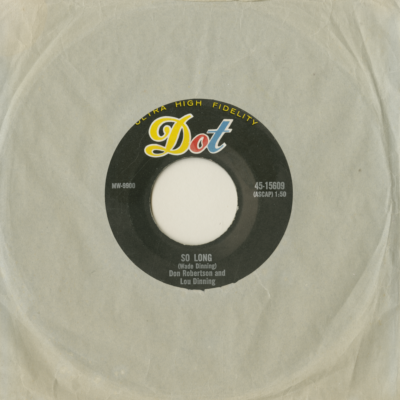 So Long / Longing To Hold You Again