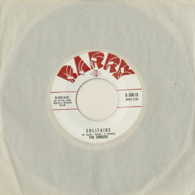 Solitaire / I'm Feeling All Right Again (1961)