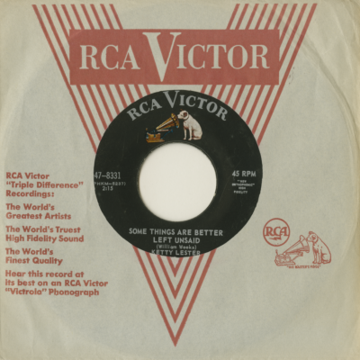 Some Things Are Better Left Unsaid / The House Is Haunted