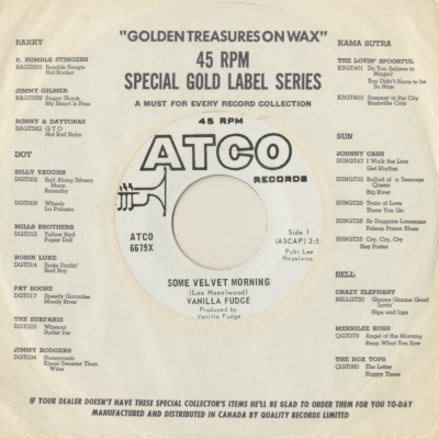 Some Velvet Morning / People